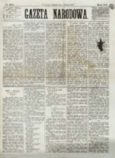 Gazeta Narodowa. R. 12, nr 134 (5 czerwca 1873)