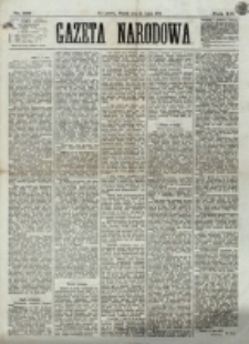 Gazeta Narodowa. R. 12, nr 167 (15 lipca 1873)