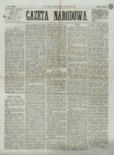 Gazeta Narodowa. R. 12, nr 215 (11 września 1873)