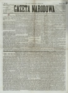 Gazeta Narodowa. R. 15 (1876), nr 6 (9 stycznia)