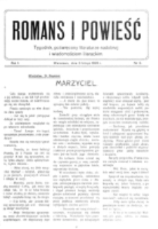 Romans i Powieść. R. 1, nr 6 (6 lutego 1909)