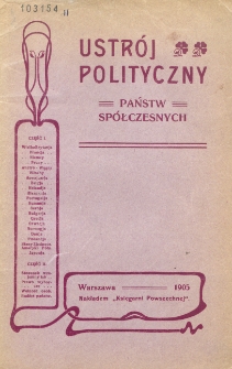 Ustrój polityczny państw spółczesnych / M. Keczedżi-Szapowałow ; przełożył Antoni Jastrzębiec.