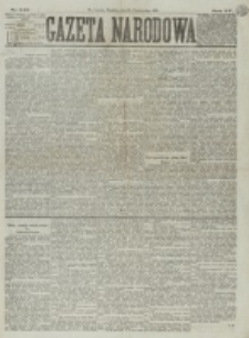 Gazeta Narodowa. R. 15 (1876), nr 242 (22 października)