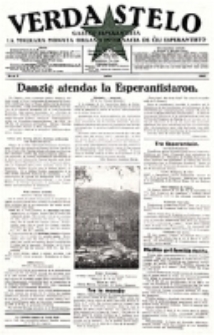 Verda Stelo : gazeto esperantista la malkara monata organo internacia de ĉiu esperantisto. N-ro 7 (Julio 1927)