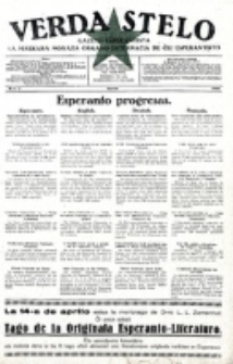 Verda Stelo : gazeto esperantista la malkara monata organo internacia de ĉiu esperantisto. N-ro 4 (Aprilo 1928)