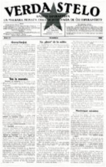 Verda Stelo : gazeto esperantista la malkara monata organo internacia de ĉiu esperantisto. N-ro 11 (Novembro 1928)