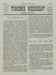 Tygodnik Niedzielny. Nr 18 (30 Kwietnia 1876)