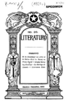 Literaturo : trimonata gazeto Esperanta. Vol 3, no 4 (1923)