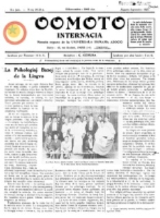 Oomoto Internacia : monata organo de la Universala Homama Asocio. Jaro 2, n-roj 20/21 (1927)