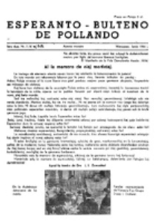 Esperanto-Bulteno de Pollando. Jaro 2, nr 1/4 (Junio 1946).