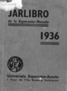 Oficiala Jarlibro. 1936
