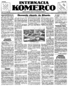 Internacia Komerco : monata komerca gazeto de Esperanto Triumfonta. no. 1 (Marto 1923)