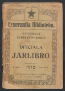 Oficiala Jarlibro. 1912