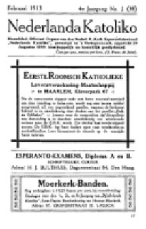 Nederlanda Katoliko. Jg. 4, no. 2 (Februari 1913)