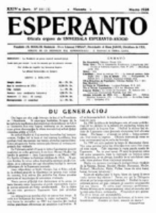 Esperanto : revuo internacia : oficiala organo de Universala Esperanto Asocio. Jaro 24, no 3=331 (Marto 1928)