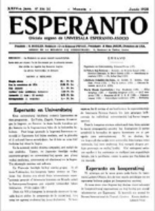 Esperanto : revuo internacia : oficiala organo de Universala Esperanto Asocio. Jaro 24, no 6=334 (Junio 1928)