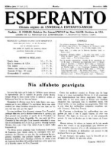 Esperanto : revuo internacia : oficiala organo de Universala Esperanto Asocio. Jaro 24, no 12=340 (Decembro 1928)