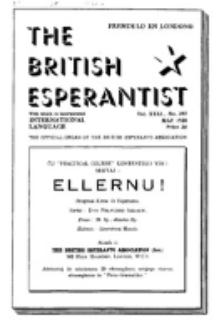 The British Esperantist : the official organ of the British Esperanto Association. Vol. 31, no 397 (May 1938)