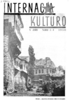 Internacia Kulturo. Jaro 5, no 3-4 (Marto-Aprilo 1950)
