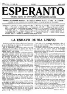 Esperanto : revuo internacia : oficiala organo de Universala Esperanto Asocio. Jaro 26, no 3=355 (Marto 1930)