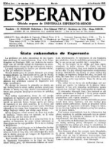 Esperanto : revuo internacia : oficiala organo de Universala Esperanto Asocio. Jaro 26, no 7/8=359/360 (Julio/Aŭgusto 1930)