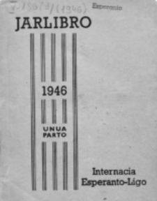 Oficiala Jarlibro. 1946 (Unua Parto)