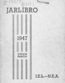 Oficiala Jarlibro. 1947 (Unua Parto)