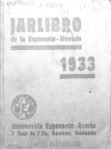 Oficiala Jarlibro. 1933