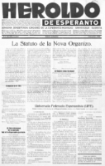 Heroldo de Esperanto : neŭtrale organo la Esperanto-modavo. Jarkolekto 13 (1932), nr 48=701 (4 decembro)