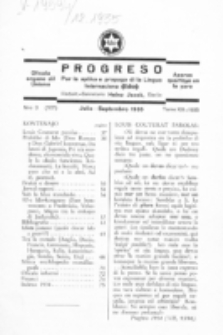 Progreso : oficala organo dil Uniono por la apliko e propago de la Linguo Internaciona (Ido). Tomo 12, nro. 3=107 (Julio-Septembro 1935)