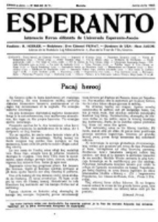 Esperanto : revuo internacia : oficiala organo de Universala Esperanto Asocio. Jaro 28, No 6/7=382/383 (Junio/Julio 1932)