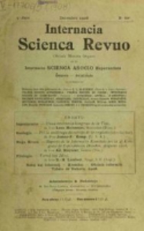 Internacia Scienca Revuo : monata organo en Esperanto. Jaro 5, no. 60 (1908)