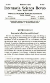 Internacia Scienca Revuo : monata organo en Esperanto. Jaro 6, no. 62 (1909)