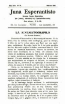 Juna Esperantisto : ilustrita gazeto beletristika por la Junuloj, Instruistoj kaj Esperanto-Lernantoj. Jaro 9, no. 10 (1911)