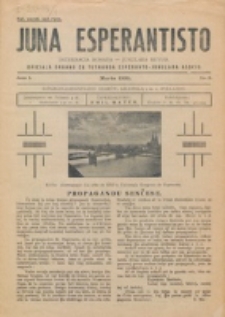 Juna Esperantisto : internacia monata-junulara revuo : oficiala organo de Tutmonda Esperanto-Junulara Asocio. Jaro 1, nr. 2 (Marto 1933)