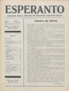 Esperanto : revuo internacia : oficiala organo de Universala Esperanto Asocio. Jaro 29, no 3=391 (Marto 1933)