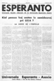 Esperanto : revuo internacia : oficiala organo de Universala Esperanto Asocio. Jaro 33, no 436 (10 Februaro 1937)