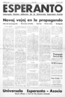 Esperanto : revuo internacia : oficiala organo de Universala Esperanto Asocio. Jaro 33, no 438 (10 Marto 1937)