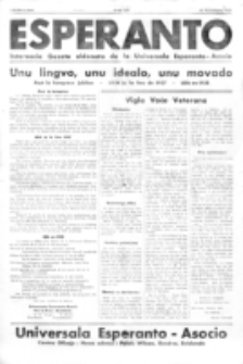 Esperanto : revuo internacia : oficiala organo de Universala Esperanto Asocio. Jaro 33, no 452 (10 Novembro 1937)