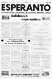 Esperanto : revuo internacia : oficiala organo de Universala Esperanto Asocio. Jaro 34, no 463 (15 Majo 1938)