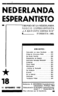 Nederlanda Esperantisto. No 18 (Septembro 11937)