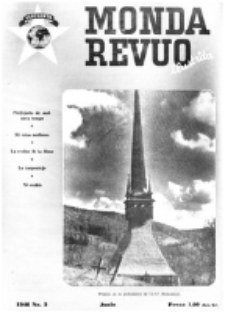 Monda Revuo : ilustrita. Nr. 3 (Junio 1946)