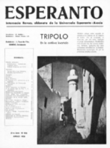Esperanto : revuo internacia : oficiala organo de Universala Esperanto Asocio. Jaro 31, No 4=416 (Aprilo 1935)