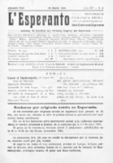 L'Esperanto : lecionoj de klasikaj kaj vivantaj lingvoj per Esperanto. Jaro 3, N 3 (1915)