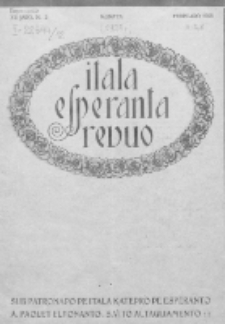 Itala Esperanta Revuo : oficiala organo de la "Itala Esperantista Federacio". Jaro 12, N 2 (1925)