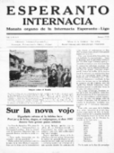 Esperanto Internacia : monata organo de la Internacia Esperanto-Ligo. Vol. 2, No 1 (januaro 1938)