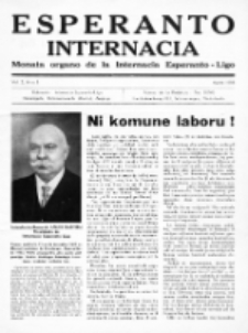Esperanto Internacia : monata organo de la Internacia Esperanto-Ligo. Vol. 2, No 3 (marto 1938)