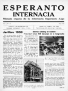 Esperanto Internacia : monata organo de la Internacia Esperanto-Ligo. Vol. 2, No 5 (majo1938)