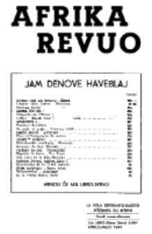 Afrika Revuo : la sola Esperanto-gazeto aperanta en Afriko : esperanto-gazeto por ĉiuj. Jaro 3 (nova serio), No 4-5 (Aprilo-Majo 1947)