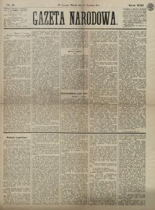 Gazeta Narodowa. R. 13 (1874), nr 9 (13 stycznia)